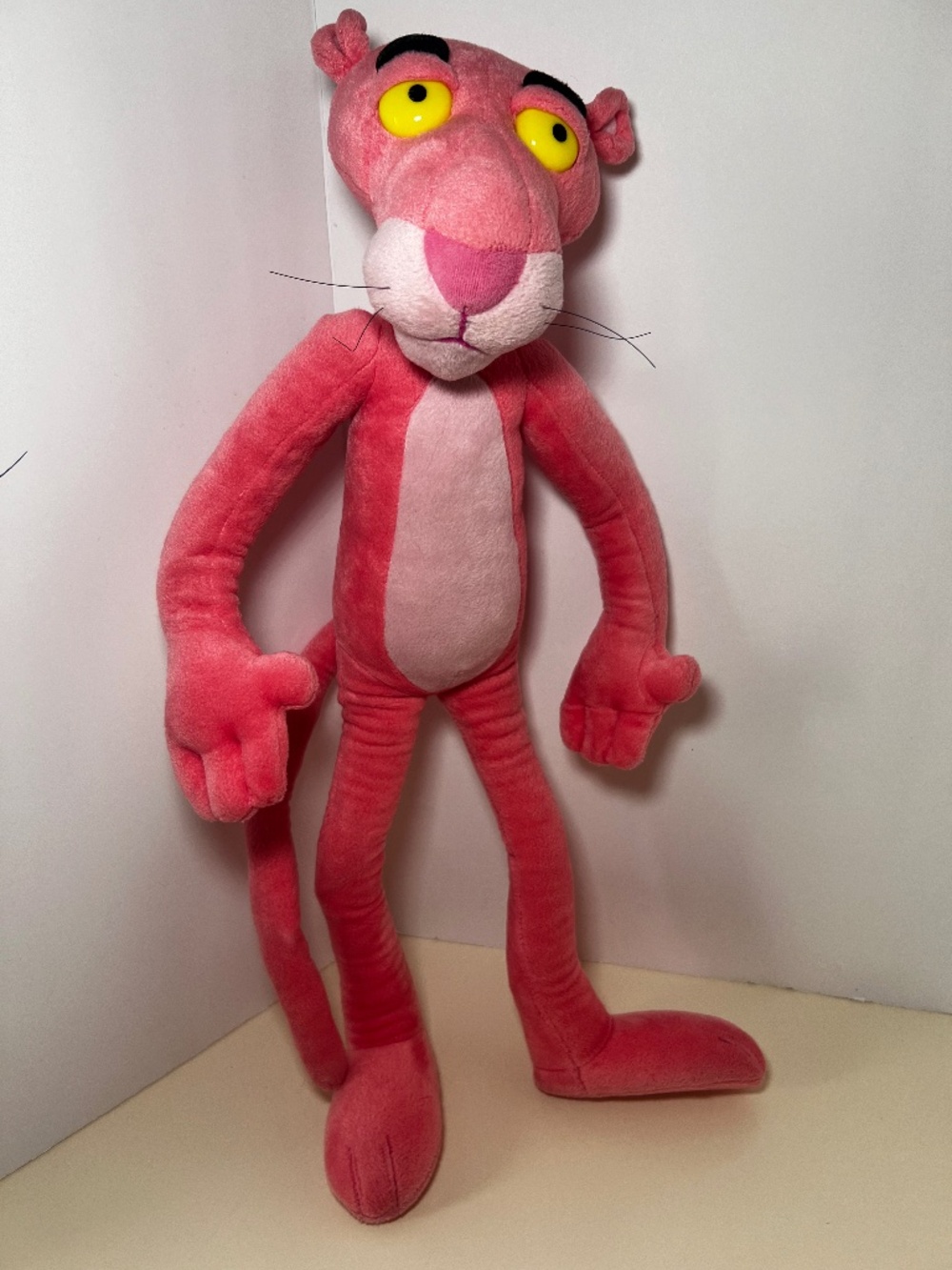 Vintage Pink Panther Plush Posable 22" 2003 United Artist Equity Marketing Toy